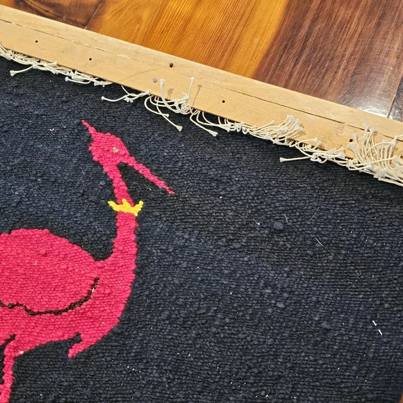 Vintage Woven Wool Hall Hanging - Picture 4 of 12